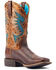 Image #1 - Ariat Women's Pinto VentTEK Western Performance Boots - Broad Square Toe, Brown, hi-res