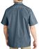 Image #2 - Dickies Relaxed Fit Chambray Short Sleeve Shirt, Blue, hi-res