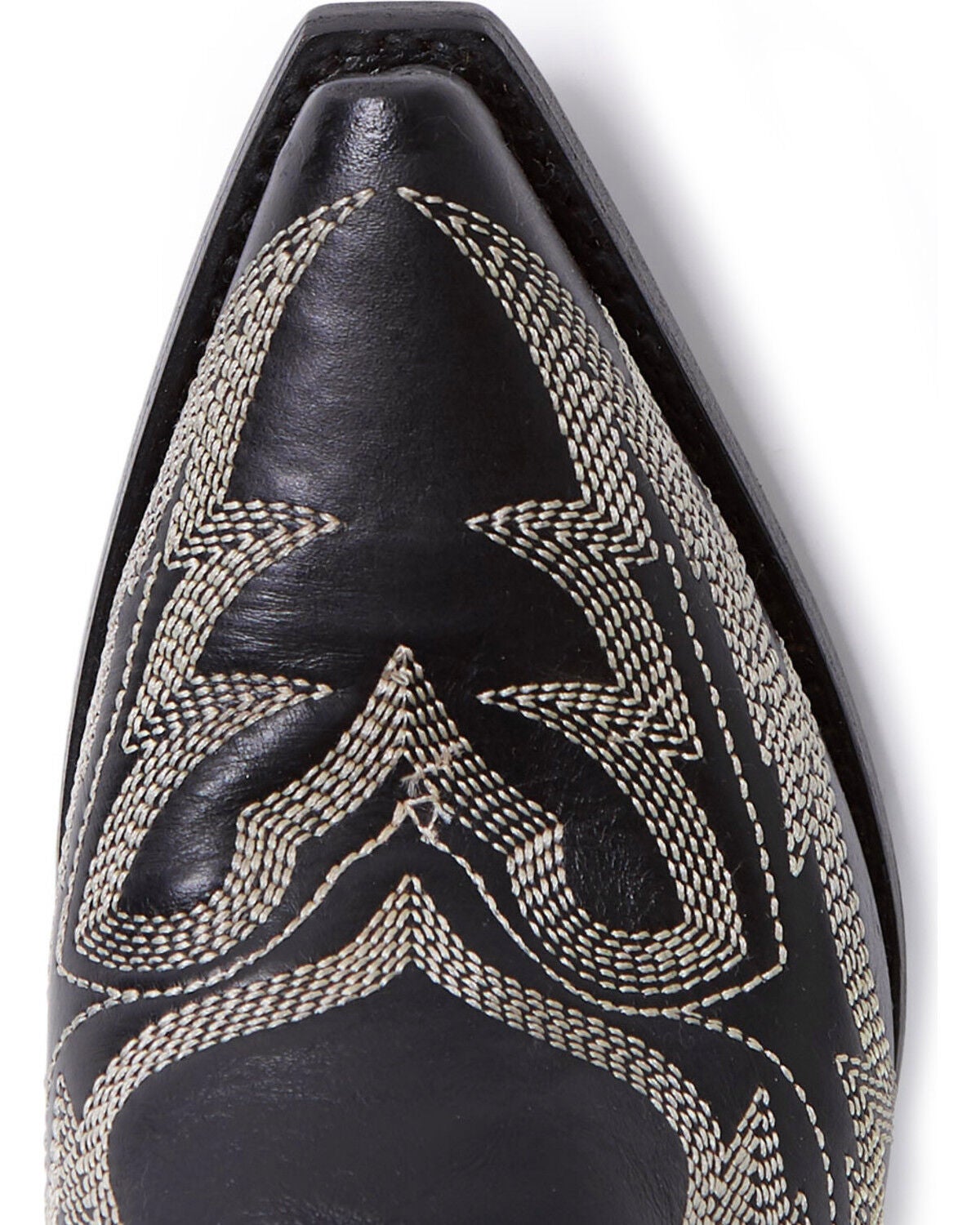 Image #5 - Stetson Women's Tina Flame Pita Embroidery Western Boots - Snip Toe, Black, hi-res