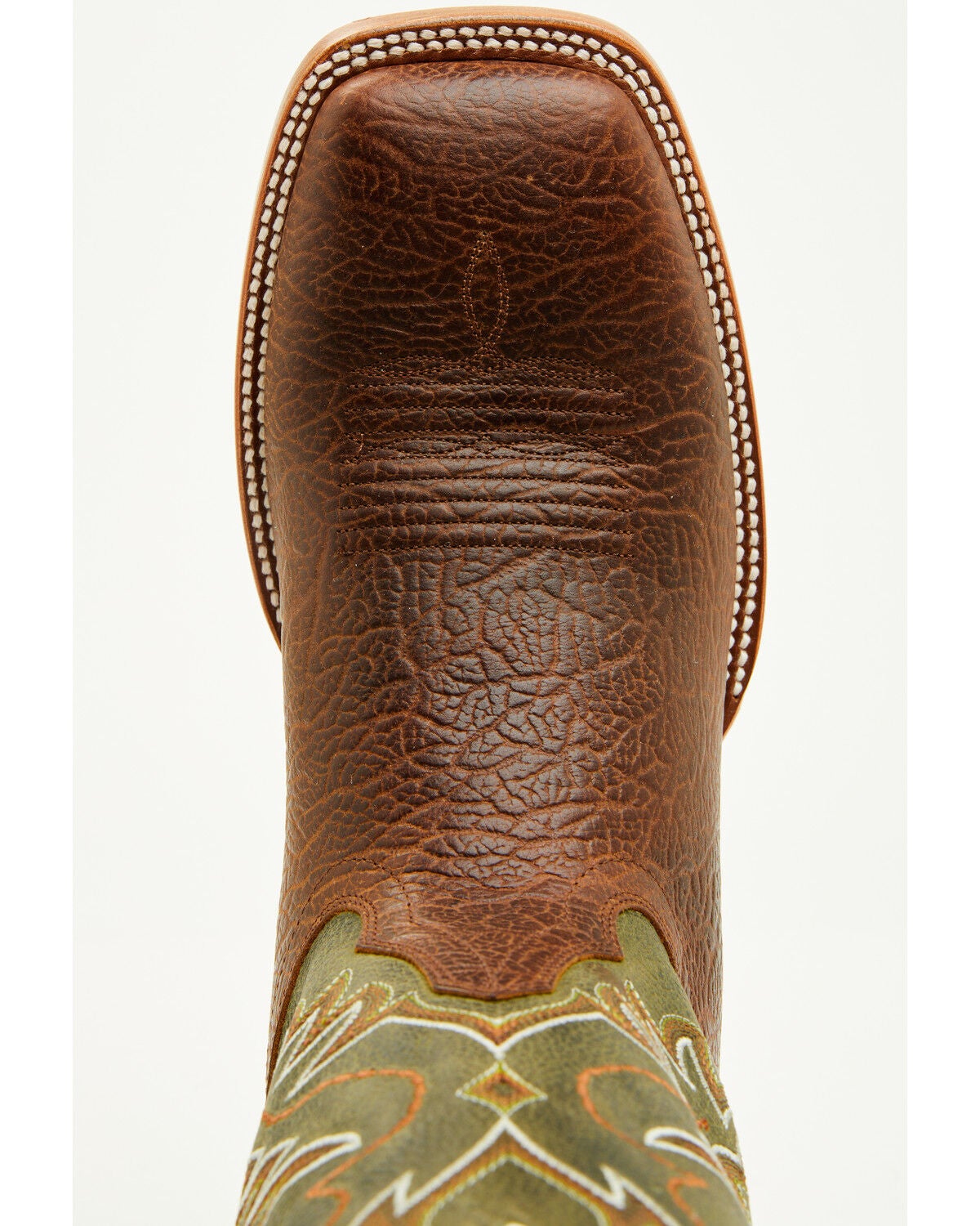 Image #6 - Cody James Men's Benson Western Boots - Broad Square Toe, Green, hi-res