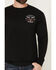 Image #3 - Cowboy Hardware Men's Cowboy Nation Steerhead Long Sleeve Graphic T-Shirt, Black, hi-res