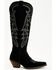 Image #2 - Shyanne Women's Rowan Tall Western Boots - Snip Toe, Black, hi-res