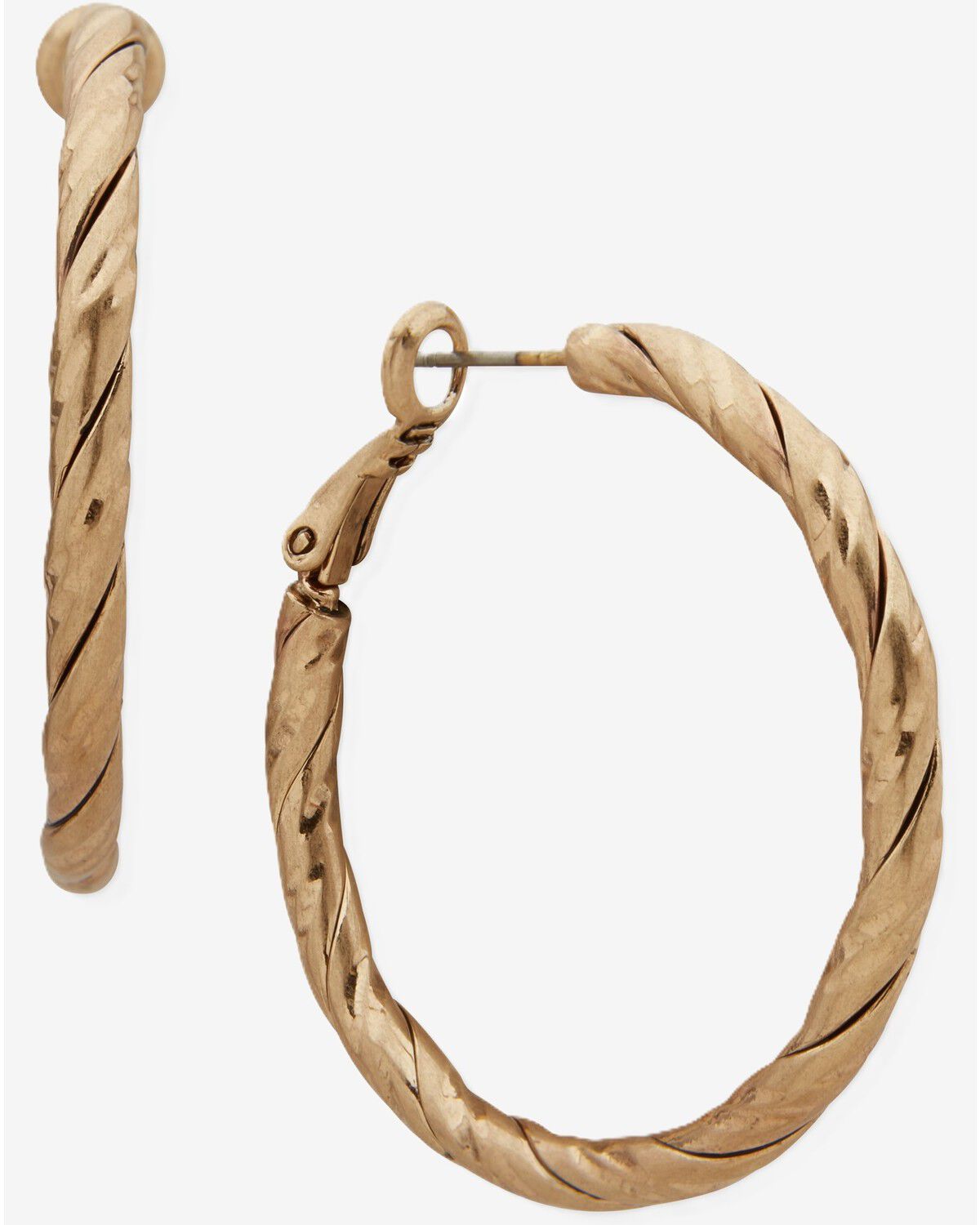 Lainey Wilson Women's Hoop Earrings, Gold, hi-res
