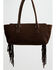 Image #2 - Shyanne Women's Sloane Suede Horse Bit Shoulder Bag, Dark Brown, hi-res