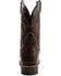Image #5 - Dan Post Men's Alamosa Hand Ostrich Quill Western Boots - Broad Square Toe, Brown, hi-res