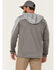 Browning Men's Grey Hayes 1/4 Zip Front Hooded Pullover , Grey, hi-res