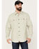 Image #1 - Dakota Grizzly Men's Major Long Sleeve Button-Down Flannel Shirt, Natural, hi-res