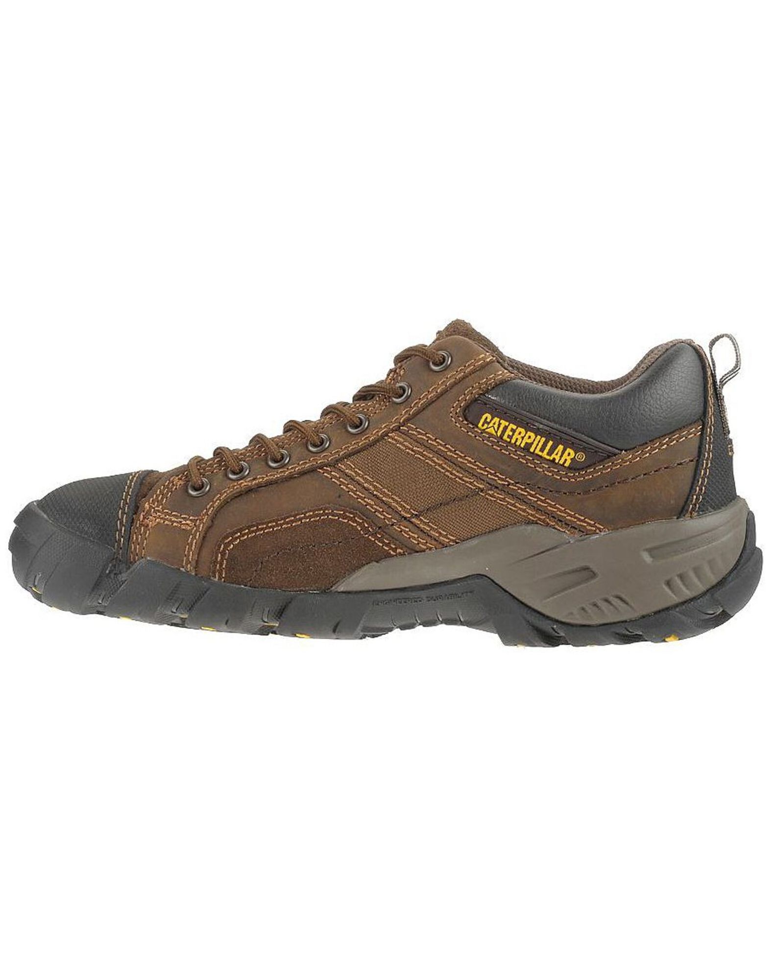 Image #6 - CAT Men's Argon Lace-Up Work Shoes - Composite Toe, Dark Brown, hi-res