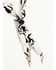 Image #3 - Idyllwind Women's Georgia Chain Fringe Bandana Necklace with Rose Slider, Black/white, hi-res