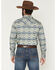 Image #4 - Cody James Men's Wider Southwestern Print Long Sleeve Snap Western Shirt, Tan, hi-res
