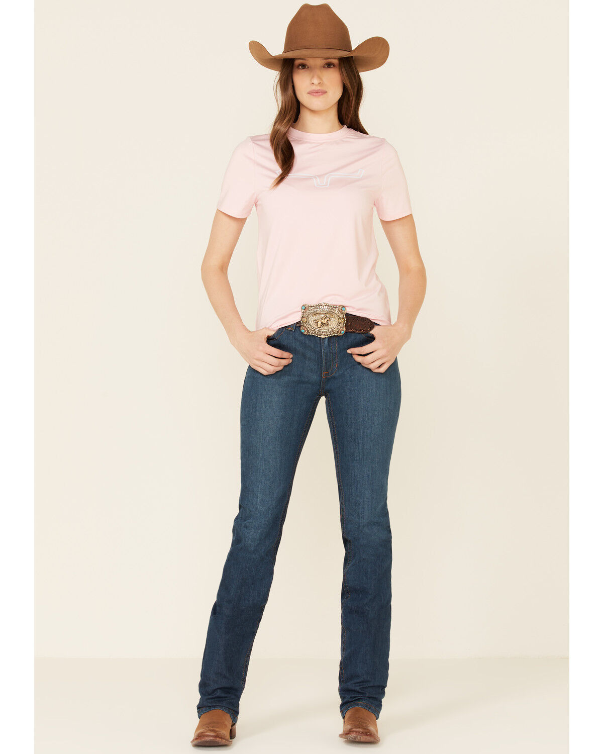 Image #2 - Kimes Ranch Women's Outlier Tech Short Sleeve Tee, Blush, hi-res