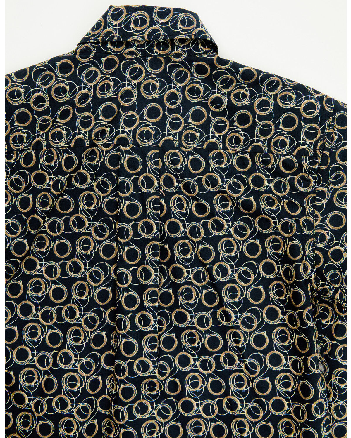 Image #4 - Cinch Toddler Boys' Geo Print Long Sleeve Button-Down Western Shirt, Navy, hi-res