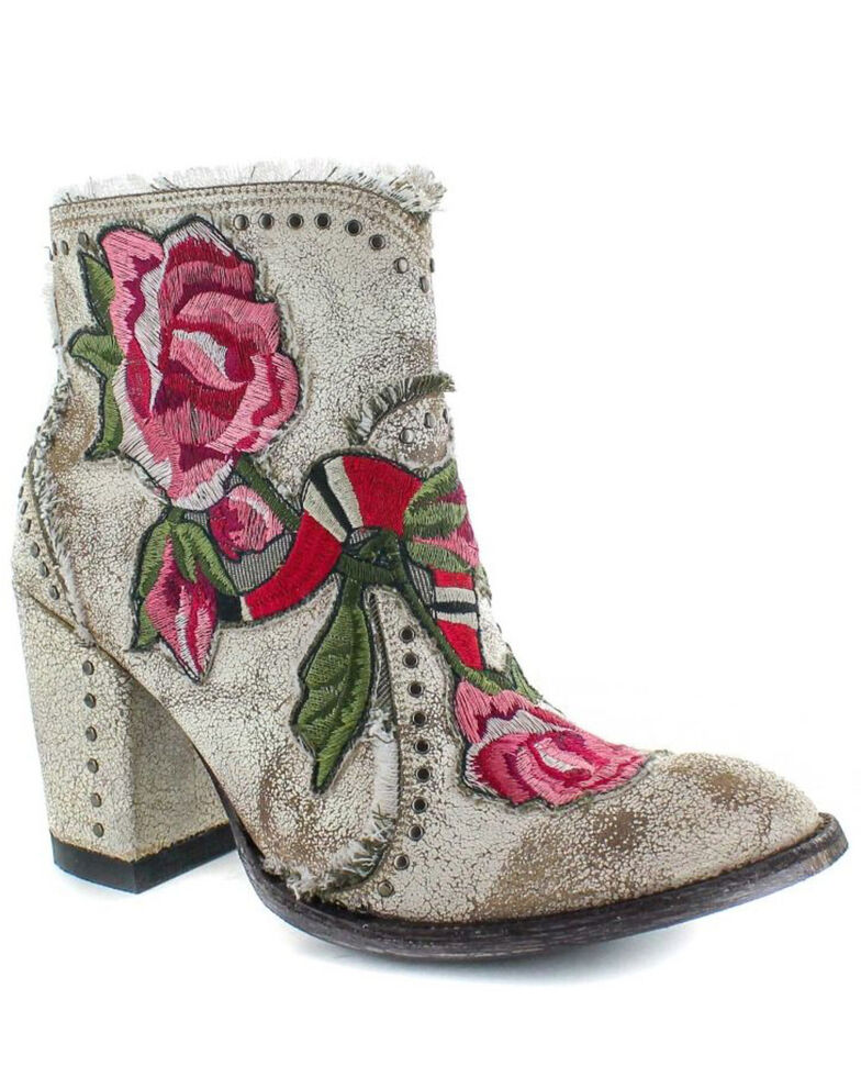 Old Gringo Women's Carla Short Fashion Booties - Round Toe, Taupe, hi-res