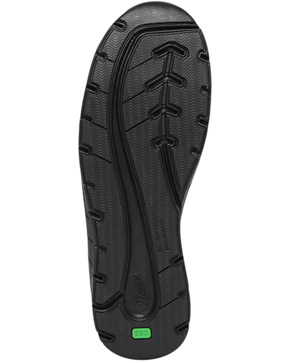 Image #5 - Danner Men's Run Time 3 ESD Work Sneakers - Composite Toe, Black, hi-res