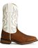 Laredo Men's Rancher Western Boots - Square Toe, Redwood, hi-res