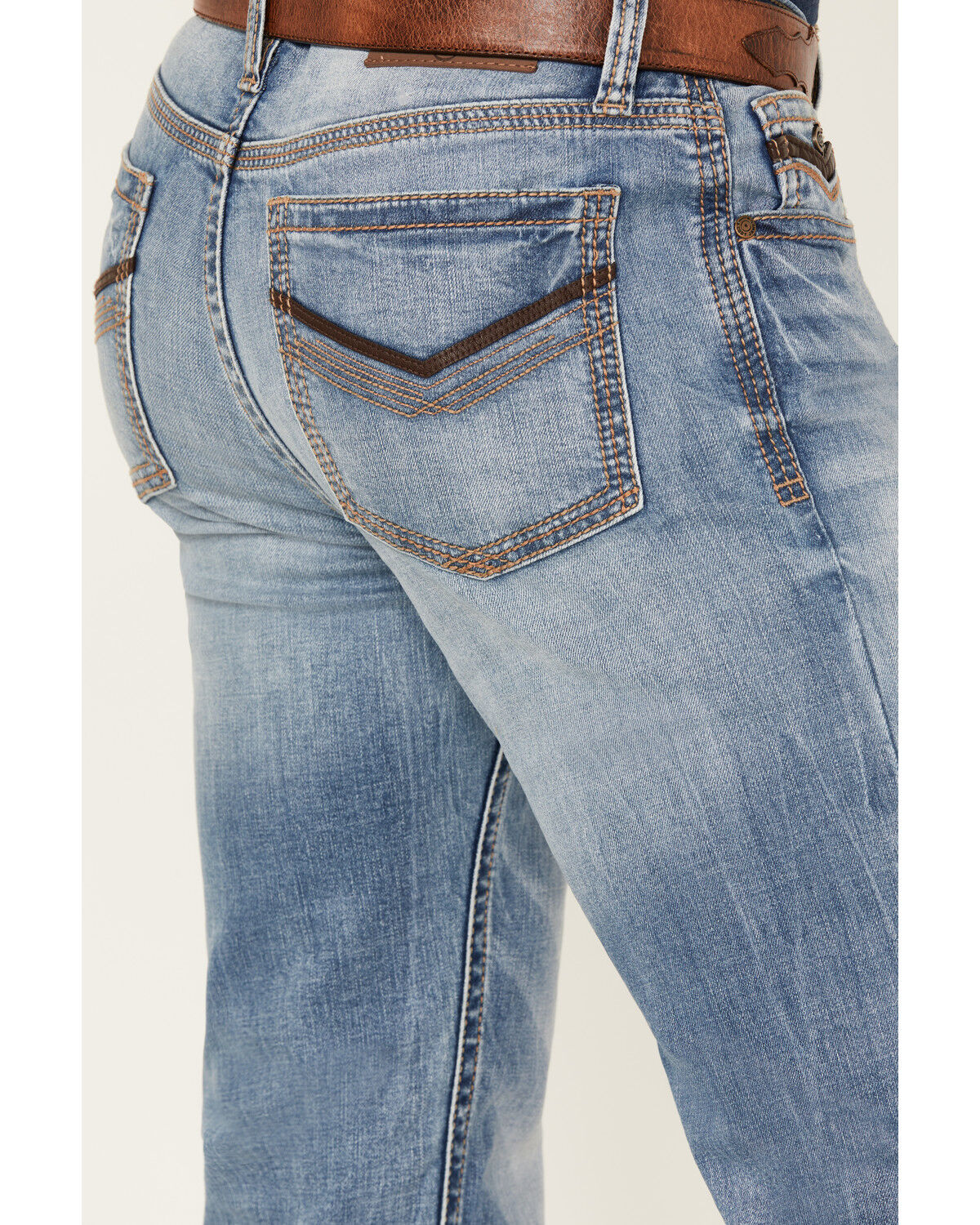 Image #4 - Cody James Men's Jackson Slim Straight Stretch Denim Jeans, Medium Wash, hi-res
