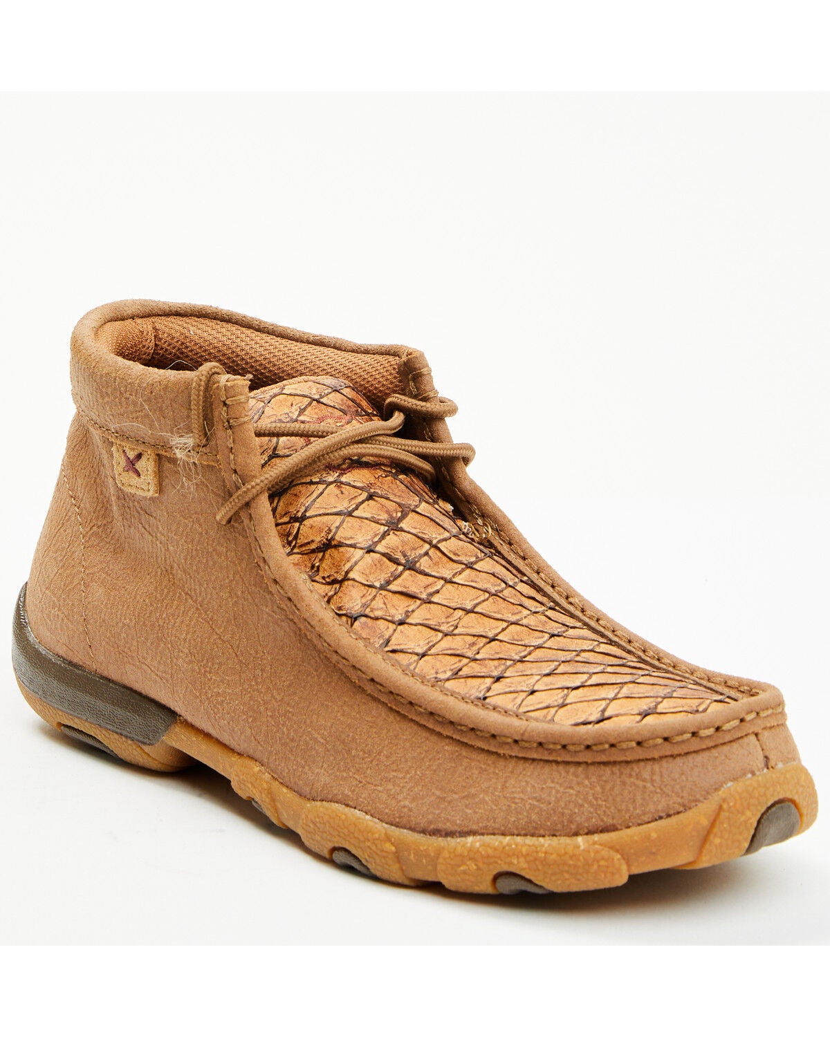 Twisted X Women's Chukka Driving Mocs, Tan, hi-res