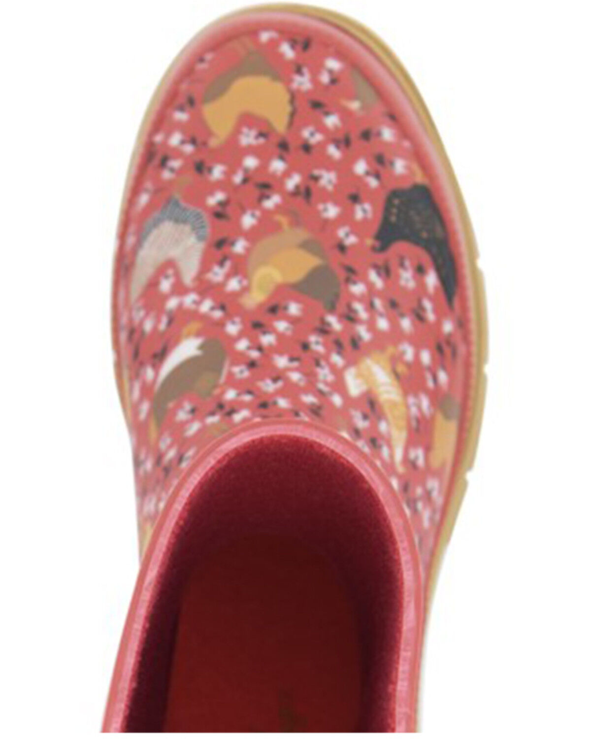 Image #6 - Western Chief Women's Golden Gals Mid Rain Boots, Red, hi-res