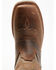 Image #6 - Double H Men's 11" Domestic I.C.E.™ Saddle Vamp Performance Western Boots - Broad Square Toe, Beige, hi-res