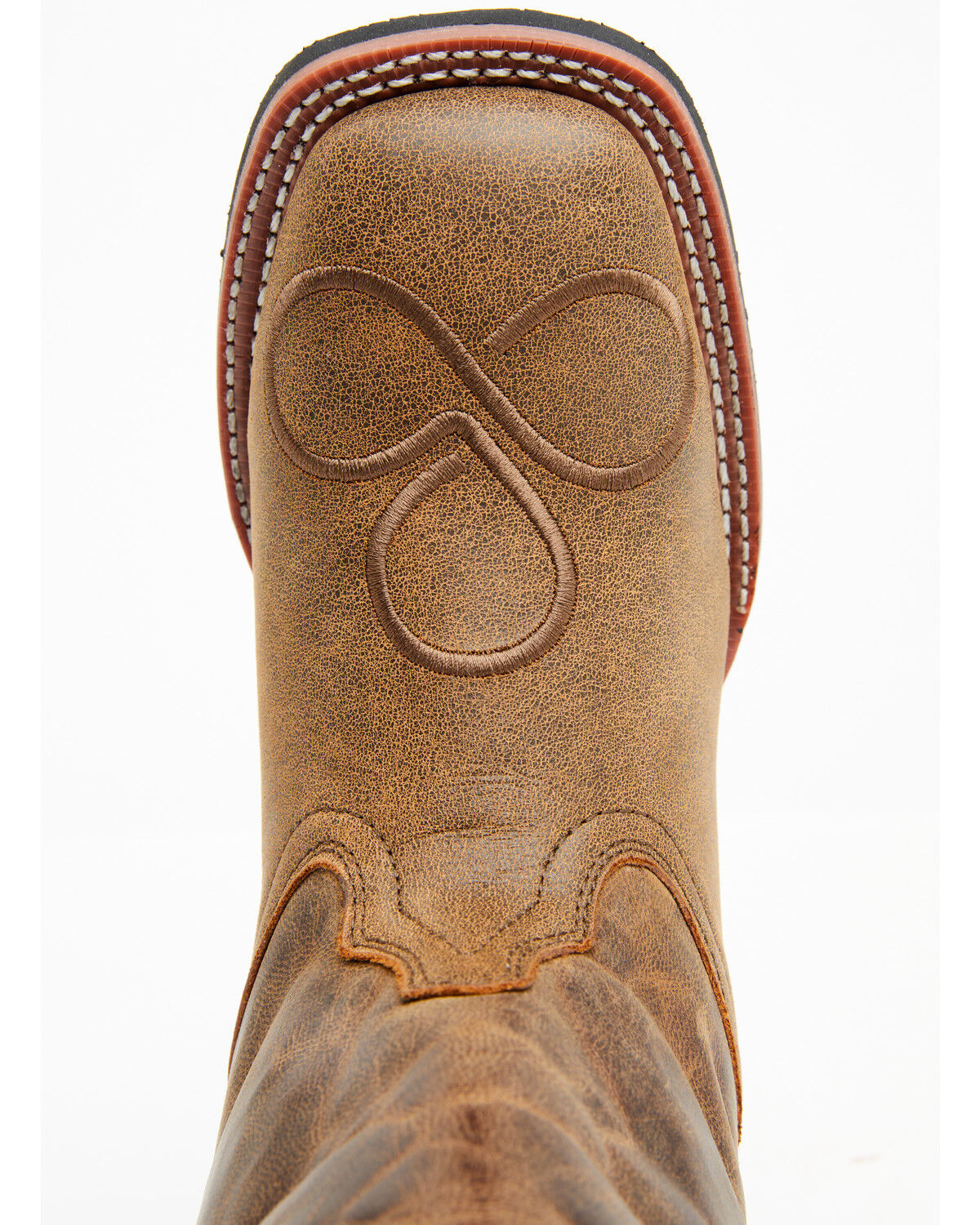 Image #6 - Laredo Women's Wenda Western Boots - Broad Square Toe, Tan, hi-res