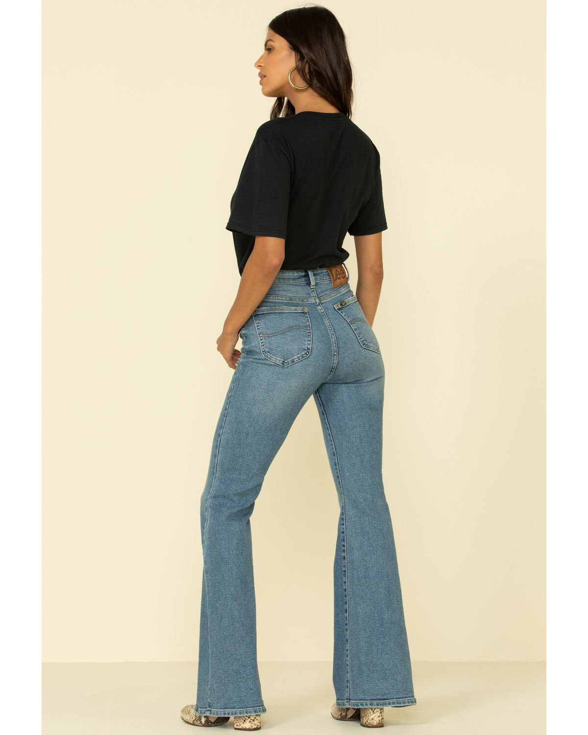 Flare jeans lee clearance