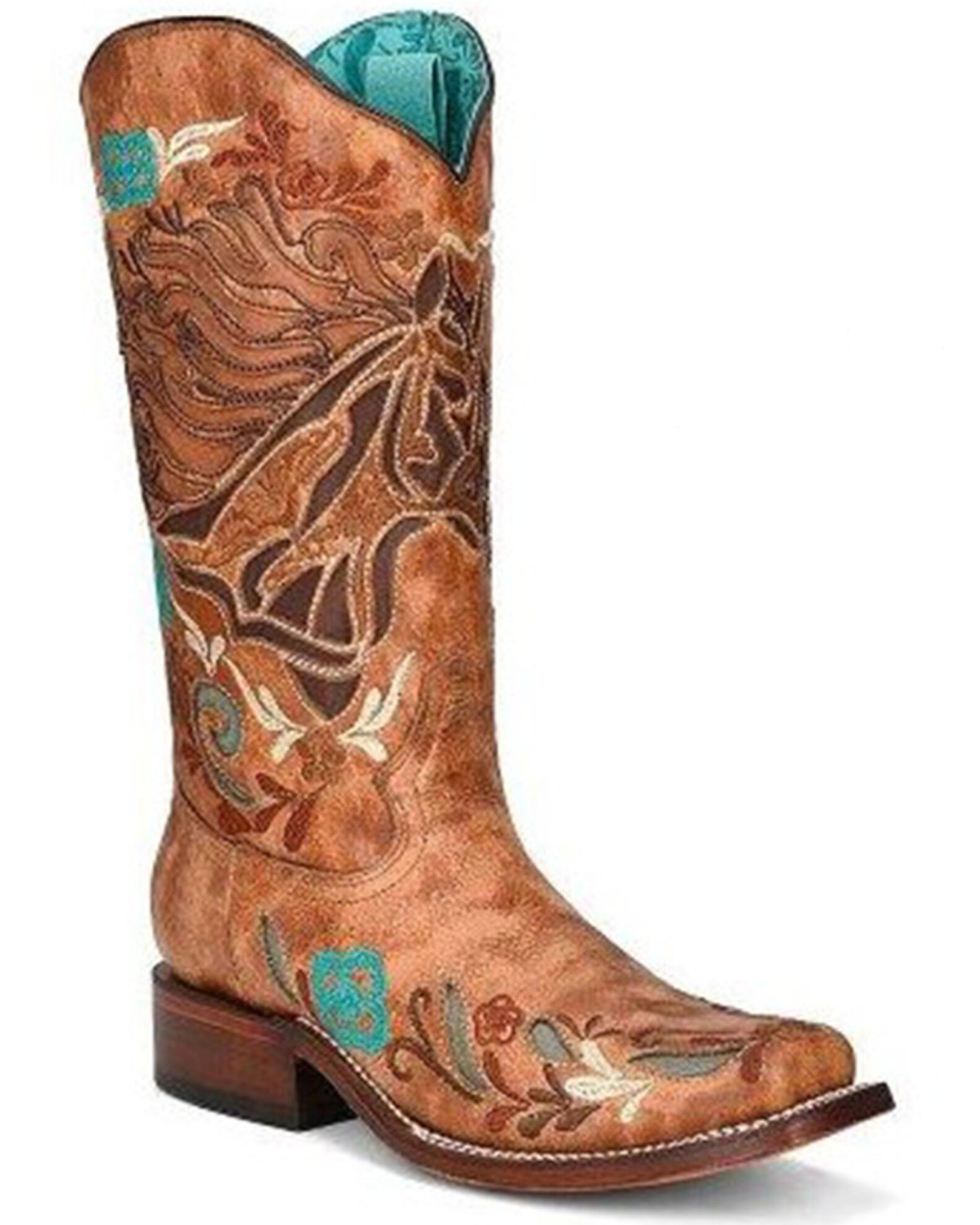 Image #1 - Corral Women's Iridescent Collection Western Boots - Square Toe, Sand, hi-res