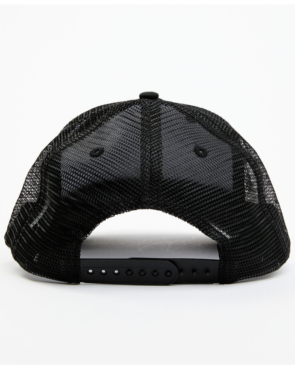 Image #3 - Moonshine Spirit Men's Distressed Whiskey Sombrero Skull Pistol Graphic Mesh Back Ball Cap, Black, hi-res
