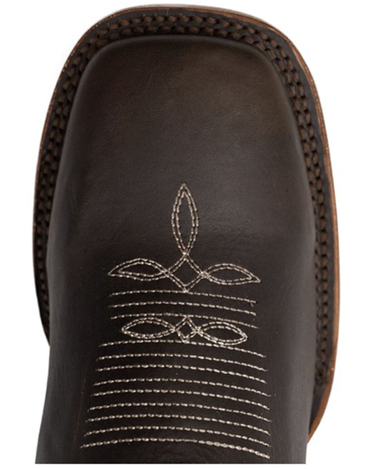 Image #6 - Ferrini Men's Clint Tall Western Boots - Broad Square Toe, Chocolate, hi-res