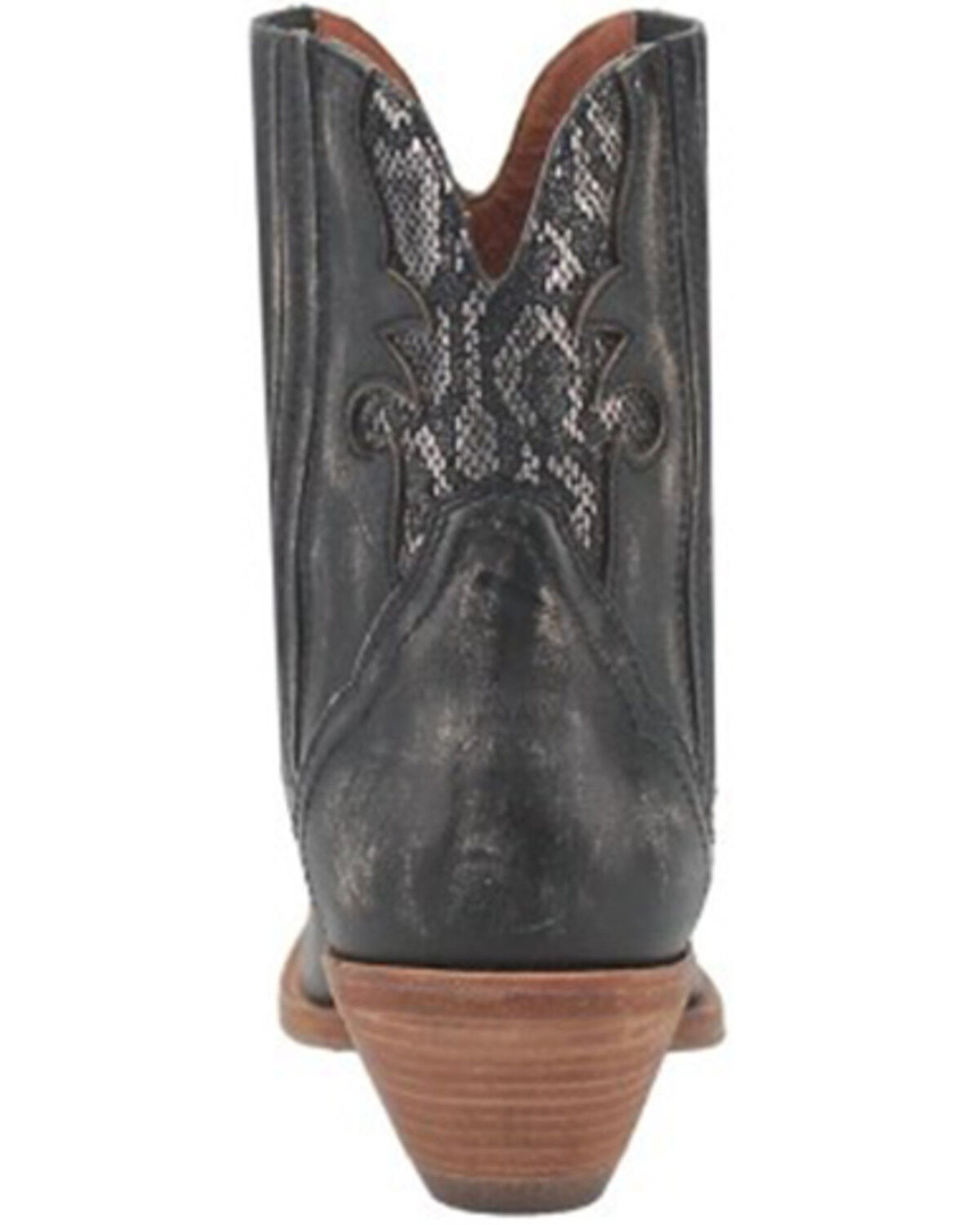 Image #5 - Dan Post Women's Shay Booties - Round Toe, Black, hi-res