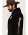 Image #2 - Wrangler Men's Logo Graphic Hooded Sweatshirt, Black, hi-res
