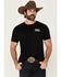 Image #2 - Kick Brass Men's We Are Not Descended From Fearful Men Short Sleeve Graphic T-Shirt, Black, hi-res