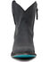 Image #4 - Lane Women's Plain Jane Western Booties - Round Toe, Black, hi-res