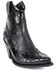 Image #1 - Sendra Women's Gabby Western Booties - Snip Toe, Black, hi-res