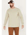 Image #1 - Hawx Men's Forge Long Sleeve Work Pocket T-Shirt, Taupe, hi-res