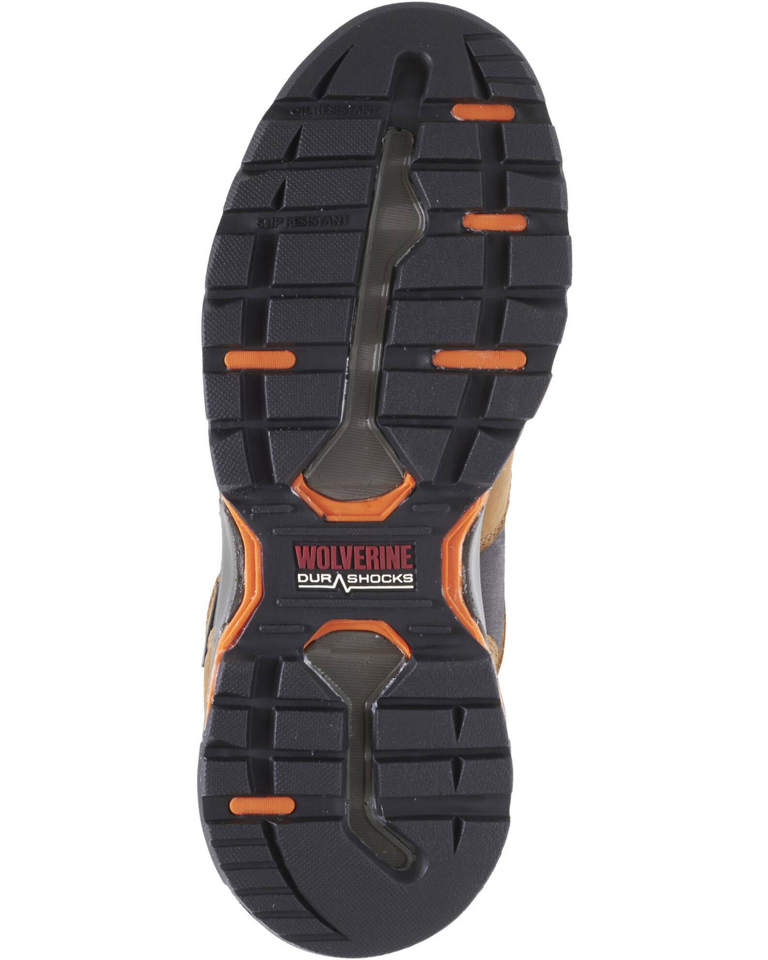 Image #5 - Wolverine Men's Legend Durashocks 6" Work Boots - Composite Toe, Tan, hi-res