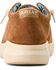 Image #3 - Ariat Men's Suede Hilo Casual Shoes - Moc Toe, Brown, hi-res
