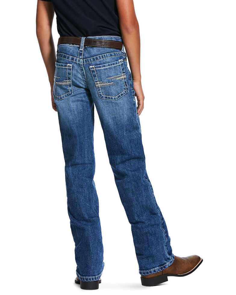 Ariat Boys' B5 Rattler Stretch Slim Straight Jeans , Blue, hi-res