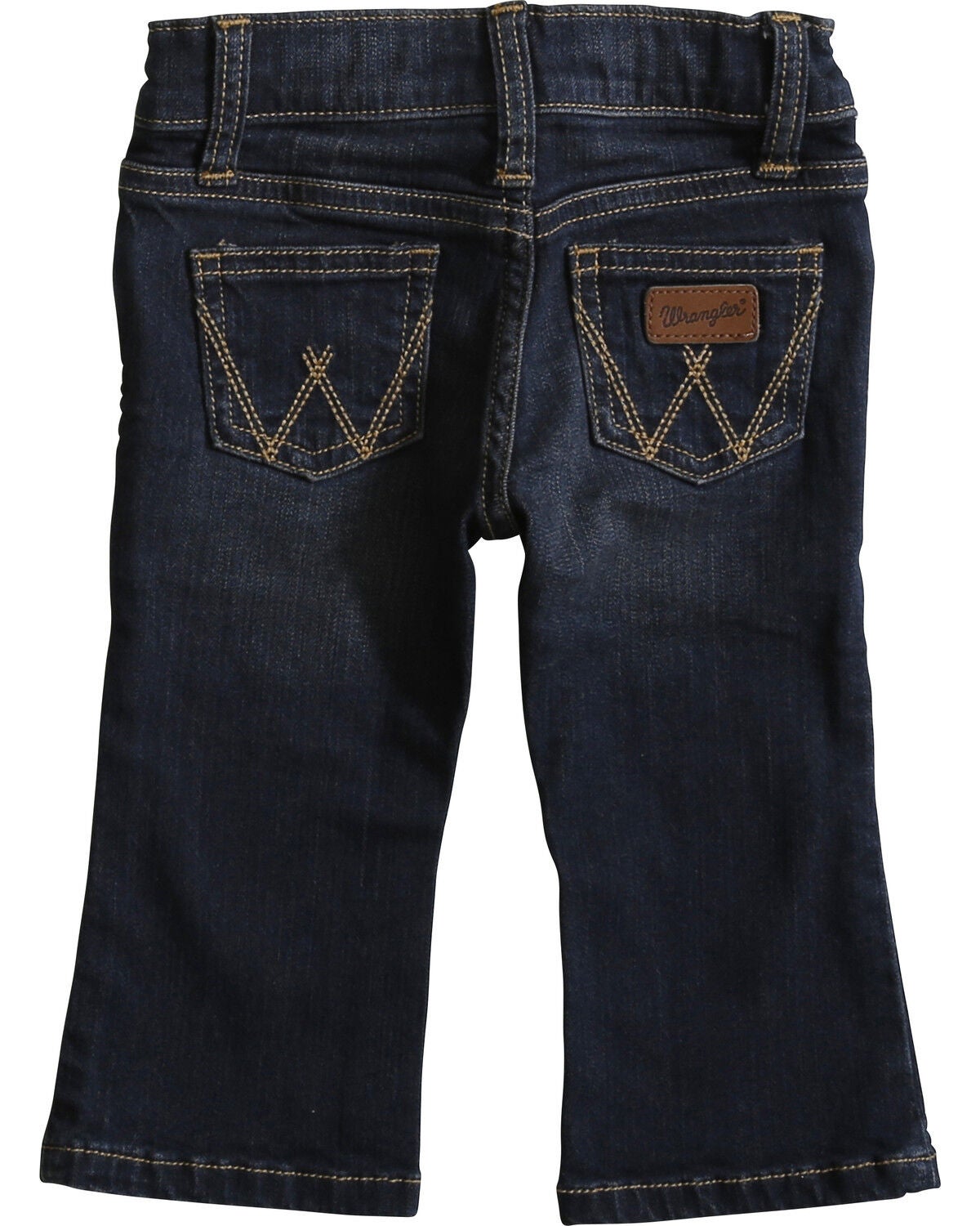 Wrangler Infant Boys' Dark Wash Jeans, Indigo, hi-res