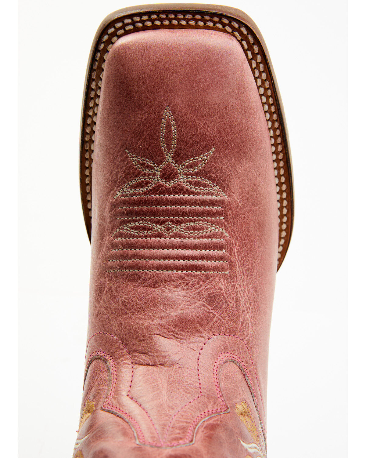Dan Post Women's Athena Floral Embroidered Western Performance Boot Broad Square Pink 9 M US　並行輸入品 Deck Hand Boots Dan Post Women\u0027s Athena Floral Embroidered Western