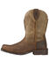 Image #4 - Ariat Men's Rambler 11" Western Boots - Square Toe, Earth, hi-res
