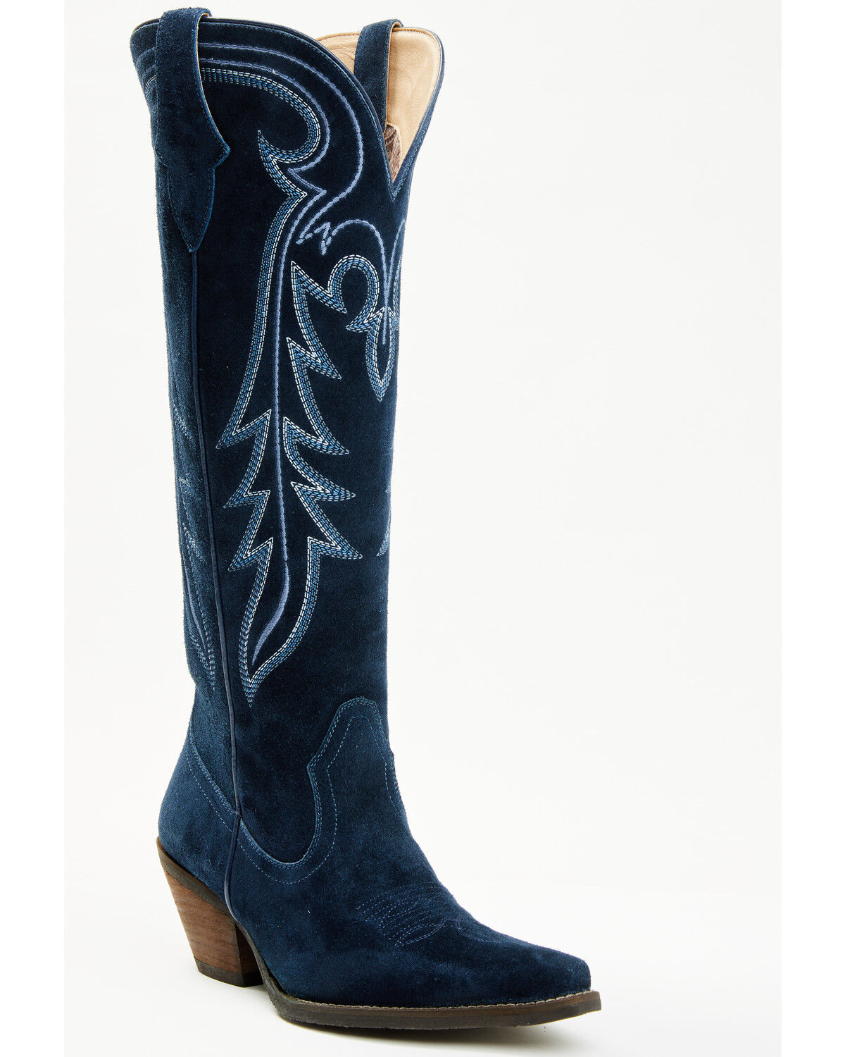 Image #1 - Shyanne Women's Rowan Tall Western Boots - Snip Toe, Blue, hi-res