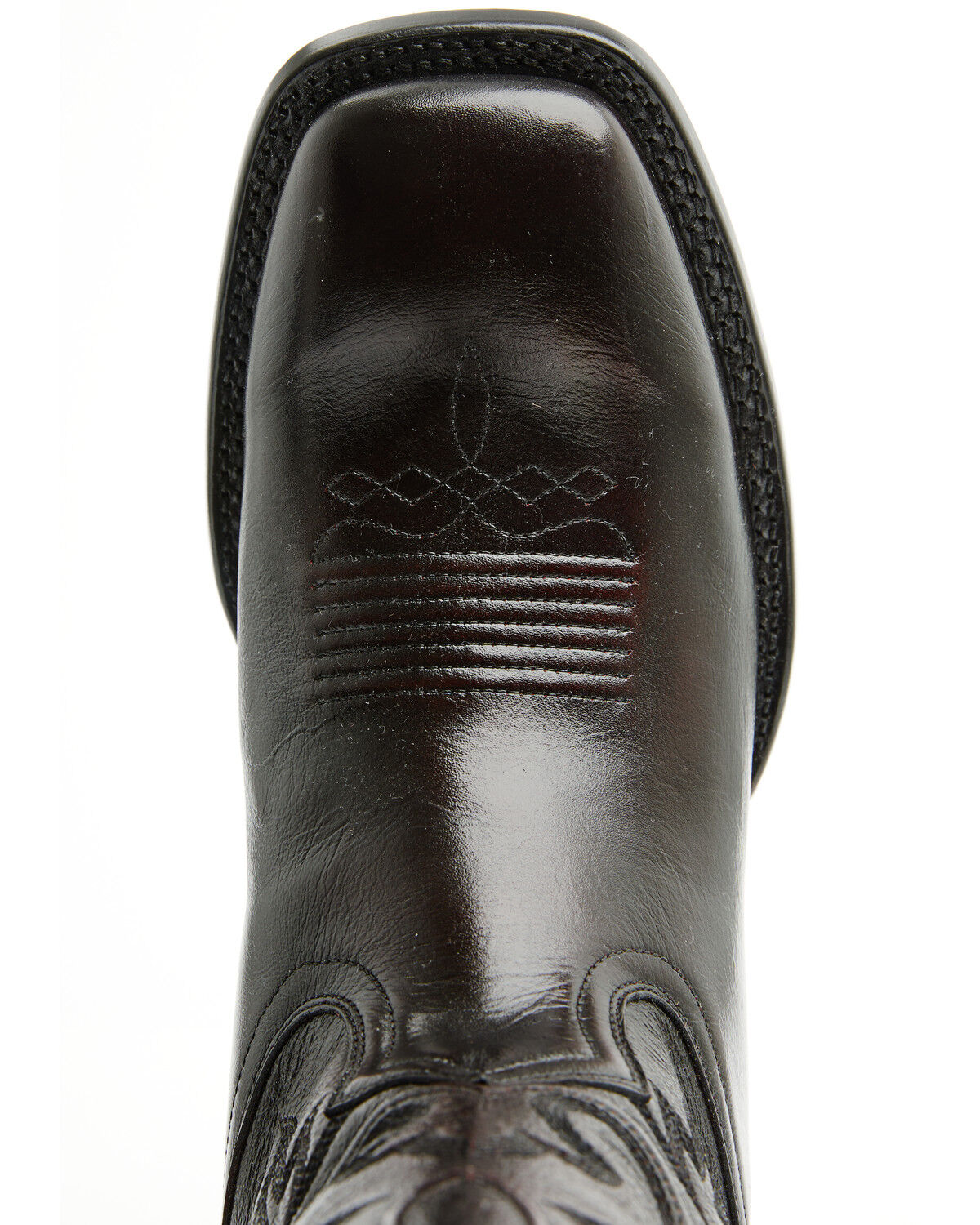 Image #6 - Cody James Black 1978® Men's The Hayward Western Boots - Broad Square Toe, Black Cherry, hi-res