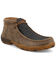 Image #1 - Twisted X Men's Exotic Sea Bass Chukka Driving Mocs, Black, hi-res