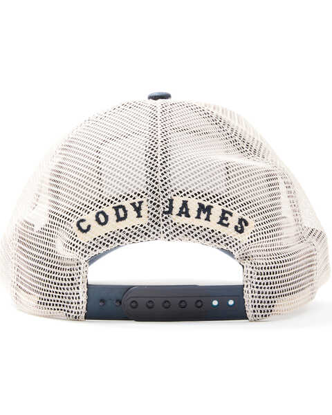 Image #3 - Cody James Men's Serape Bullrider Color Patch Mesh-Back Ball Cap , Blue, hi-res