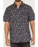 Image #3 - Moonshine Spirit&reg; Men's Mardi Gras Floral Print Short Sleeve Snap Western Shirt, Black, hi-res