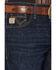 Image #2 - Cinch Men's Ian Dark Wash Slim Bootcut Rigid Denim Jeans, Indigo, hi-res