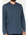 Image #3 - Brothers and Sons Men's Henley Thermal T-Shirt, Blue, hi-res