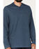 Image #3 - Brothers and Sons Men's Henley Thermal T-Shirt , Blue, hi-res