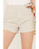 Image #2 - Rolla's Women's High Rise Corduroy Duster Shorts, Off White, hi-res