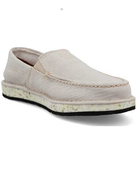 Image #1 - Twisted X Women's Circular Project Slip-On Casual Shoes - Moc Toe , Cream, hi-res